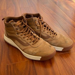 Brown Vans High Tops Shoes